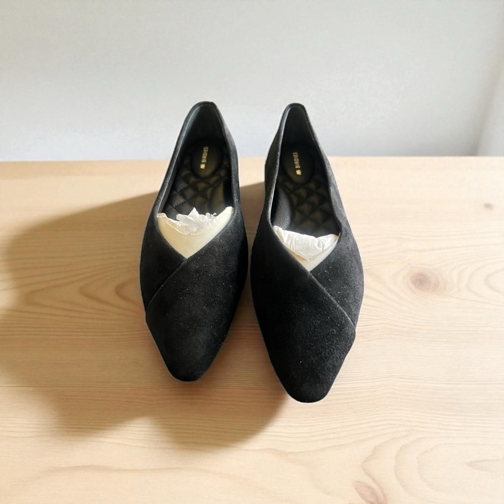 Birdies Black Goldfinch Flats Minimalist Loafers, Sz 6, New without Box